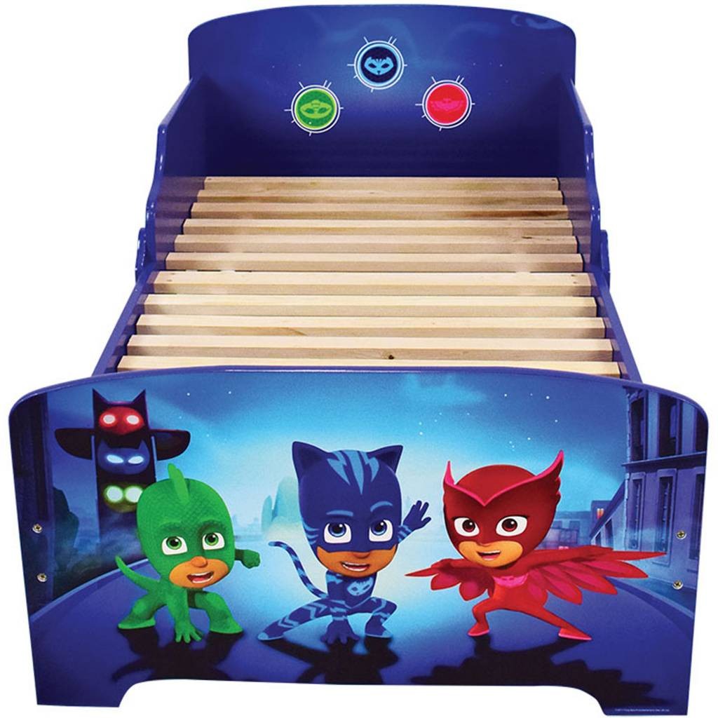 Osta PJ Masks - Toddler Bed - 70 x 140cm - Blue - Including slatted base