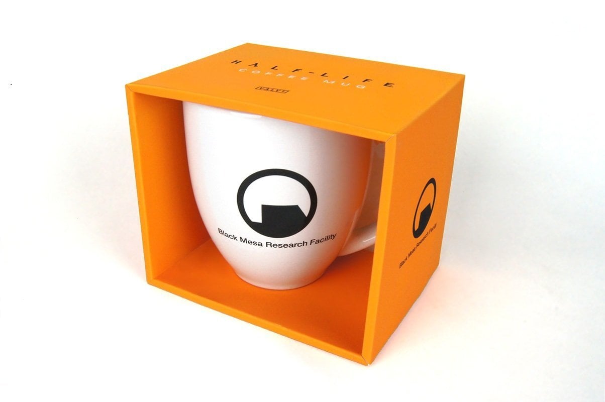 Half Life 2 Valve Steam Black Mesa Research Facility Logo Coffee Beverage Mug 