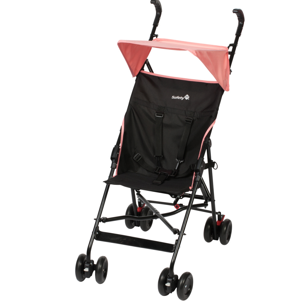 Soms Pionier Aquarium Buy Safety 1st Baby Buggy with Canopy Peps Black and Pink 1182326000