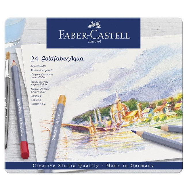 Faber-Castell - Goldfaber akvarel tin, 24 pc (114624)