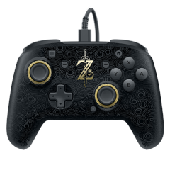 Switch Breath of Wild Faceoff Deluxe Wired Pro Controller