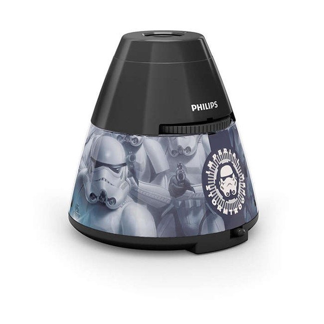 Philips - Disney Star Wars Stormtrooper 2i1 Projektor & Natlampe