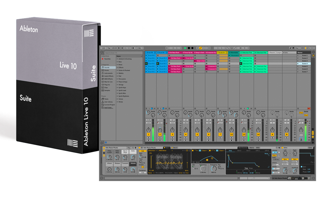 Ableton - LIVE 10 SUITE - OPGRADERING FRA LIVE INTRO - Music Production & Audio/MIDI Sequencer