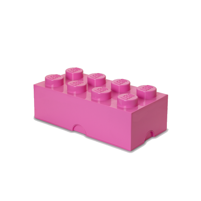 Room Copenhagen - LEGO Opbevaringskasse Brick 8 - Pink 