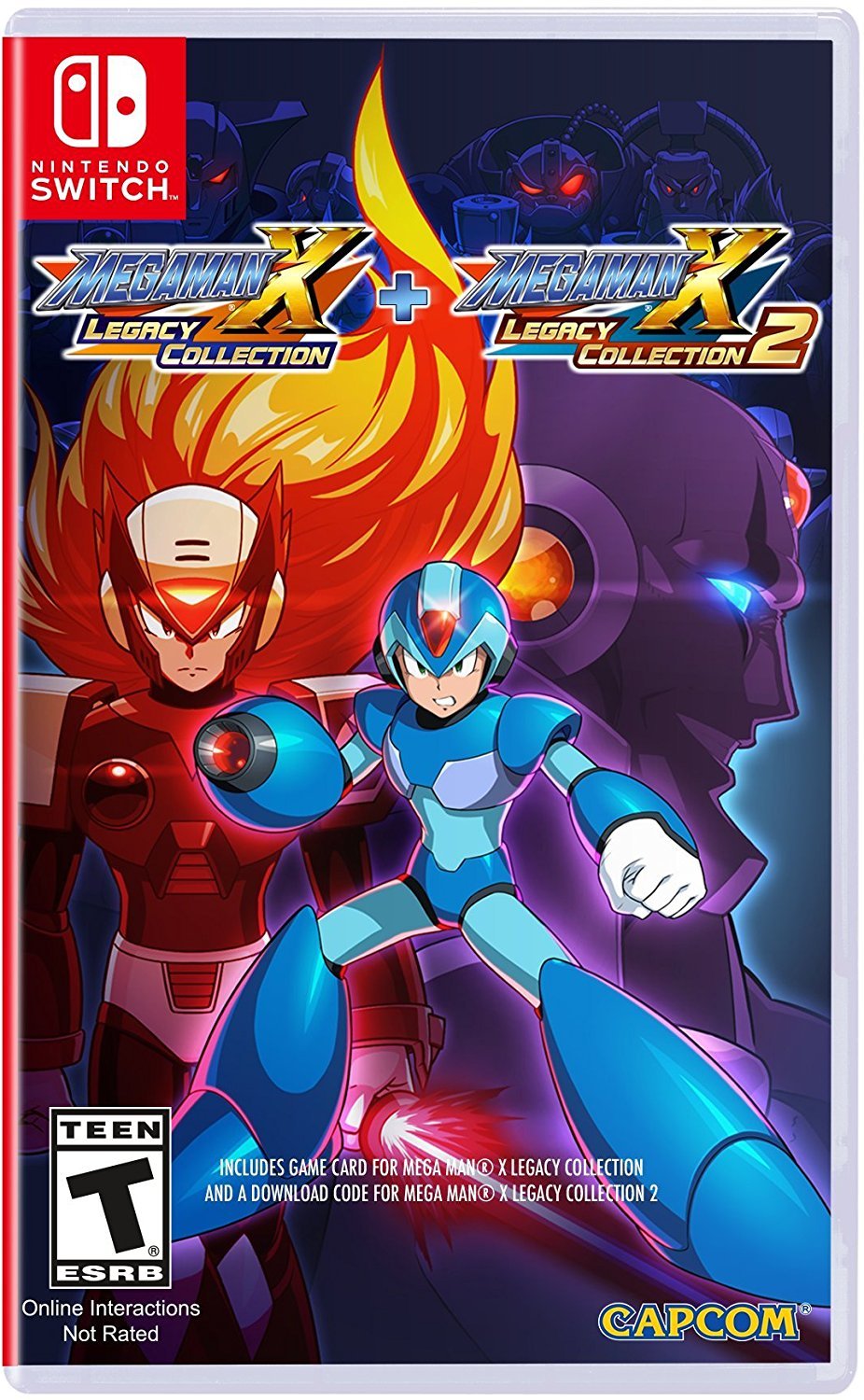 Mega Man X Legacy Collection 1 + 2 Nintendo Switch Game (#)