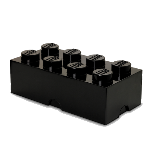 Room Copenhagen - LEGO Storeage Brick 8 - Black (40041733)