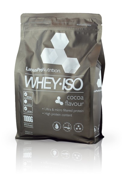 LinusPro WHEY ISO Protein - Chokolade - 1kg