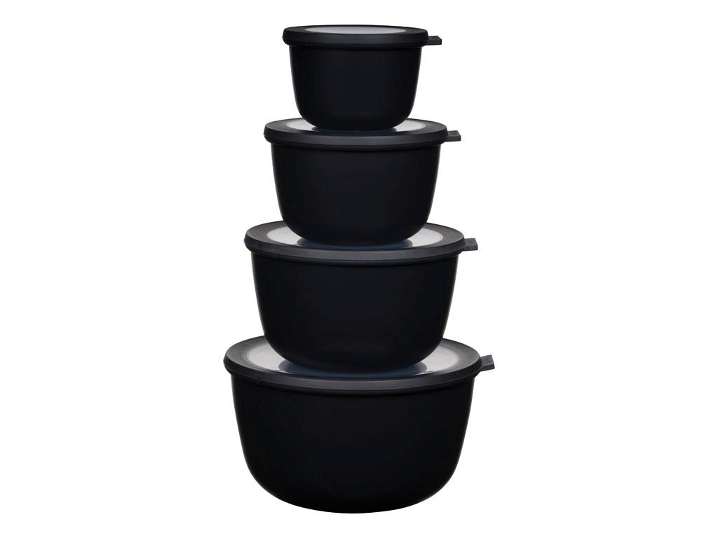 Rosti Mepal - Cirqula High Bowl Set Of 4 - Nordic Black (233114)