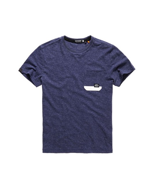 Superdry Surplus Pocket T-shirt Brooklyn Blue Grit
