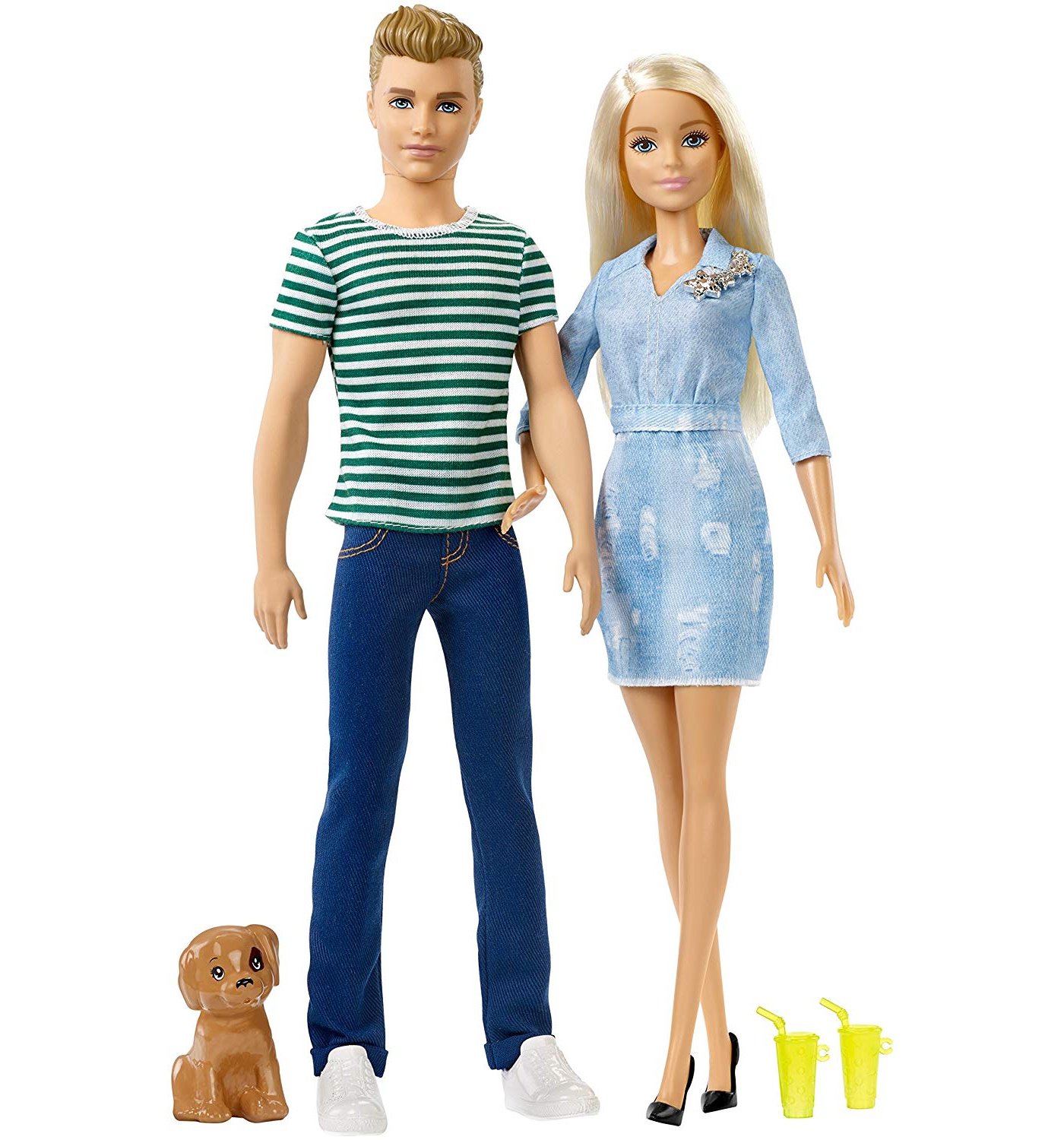 Kaufe Barbie - Ken and Barbie with Dog set (FTB72)