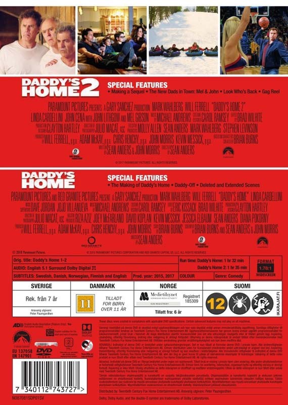 Buy Daddy S Home 1 2 Dvd