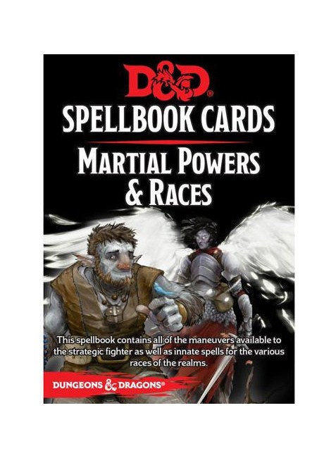 Dungeons & Dragons - 5th Edition - Spell Deck Martial Power & Races (D&D)