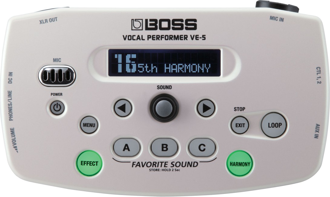 Boss - VE-5 - Vokal Effekt Performer (White)