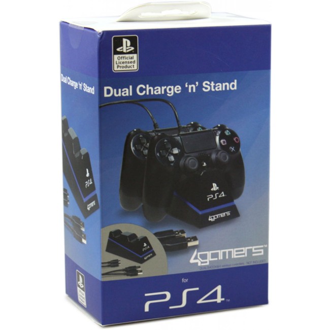 Playstation 4 Charge Play and Charge Cables - Black