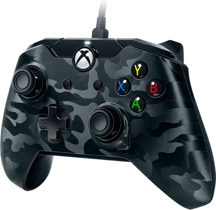 PDP Deluxe Wired Controller Black Camouflage
