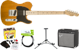 Squier By Fender - Affinity Telecaster - Elektrisk Guitar Start Pakke (Butterscotch Blonde) thumbnail-1