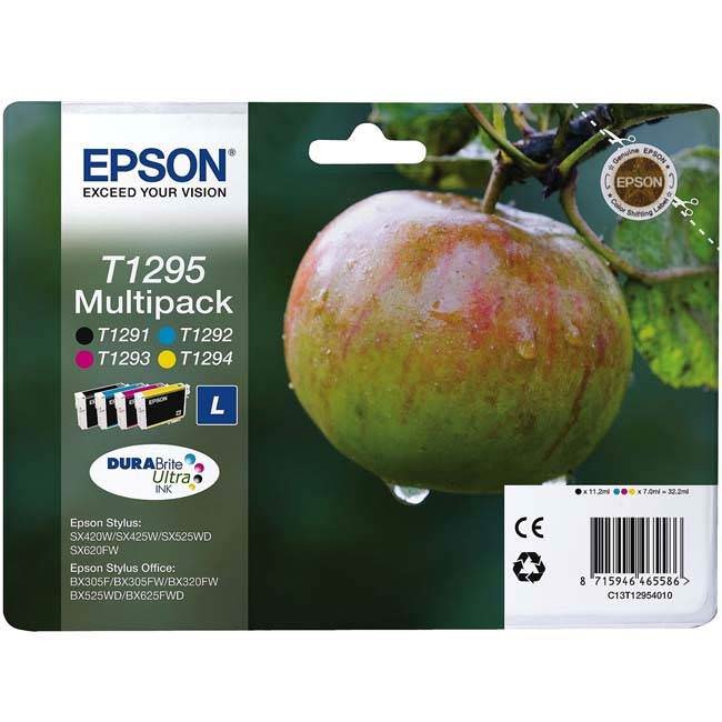 Original Epson T1295 High Capacity Ink Cartridge Multipack (C13T12954010)