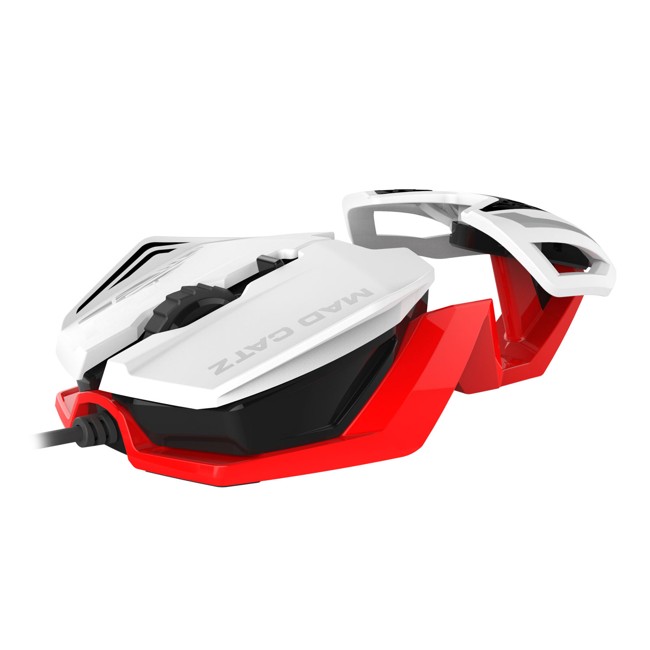 Mad Catz R.A.T.1 Gaming Mouse (White-Red)