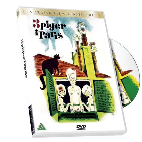 Tre piger i Paris - DVD