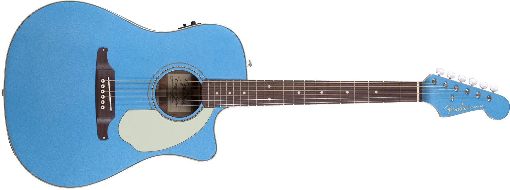 Fender Sonoran SCE Akustisk Guitar (Lake Placid Blue)