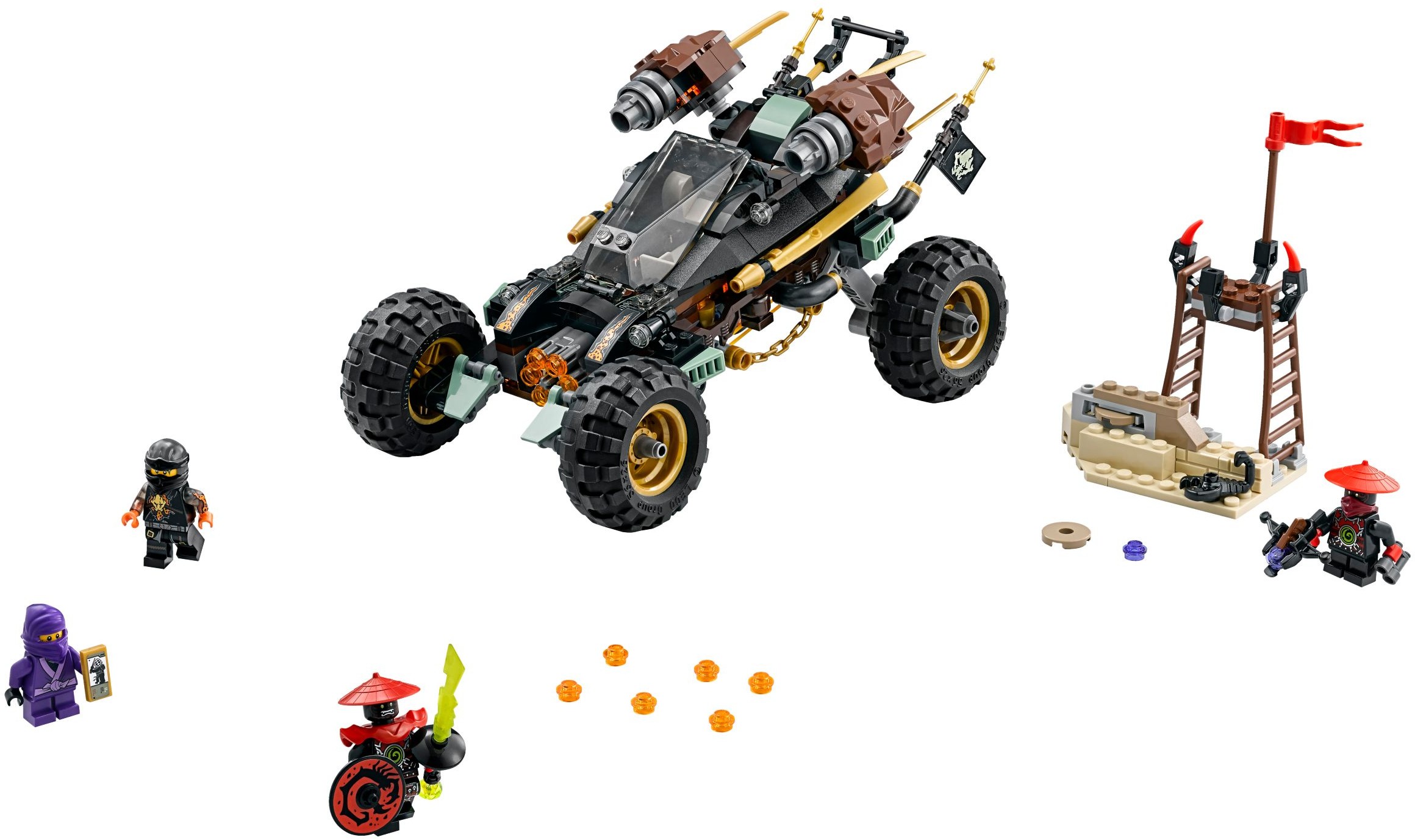 lego ninjago cole's rock roader
