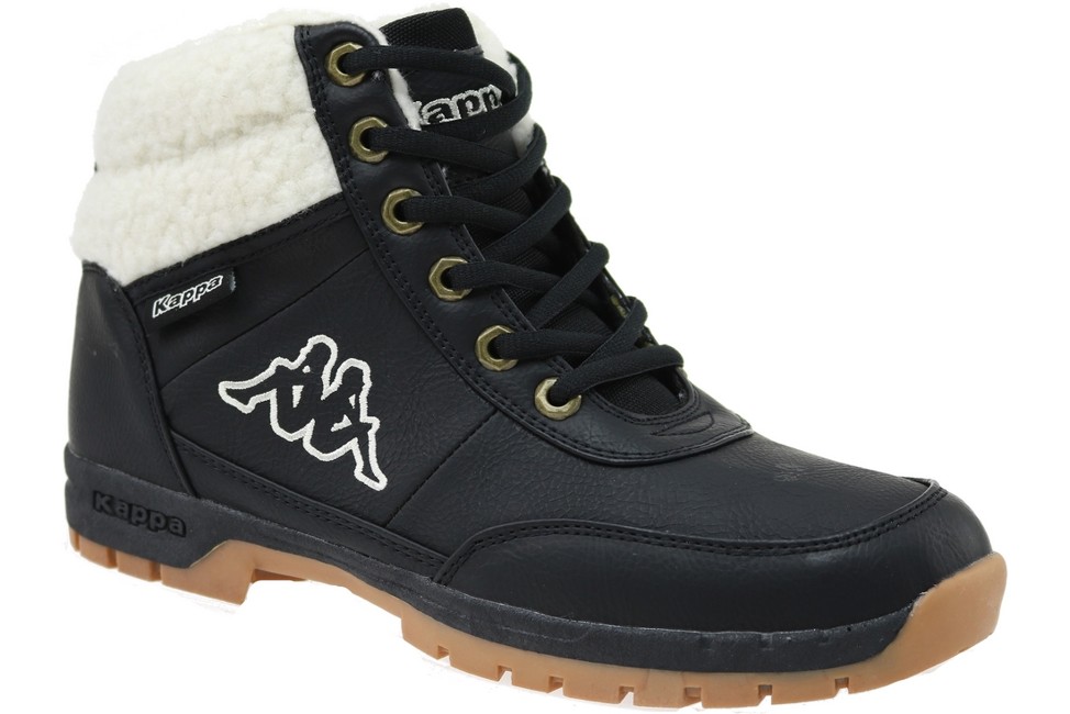 Kappa Bright Mid Fur T 260329T-1143, Kids, Black, winter boots