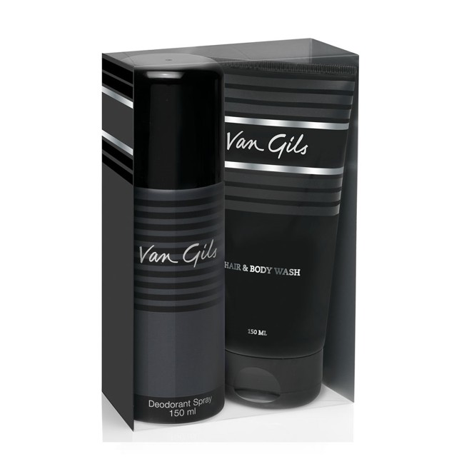 Van Gils - Strictly for Men Deospray150 ml + Showergel 150 ml - Gavesæt