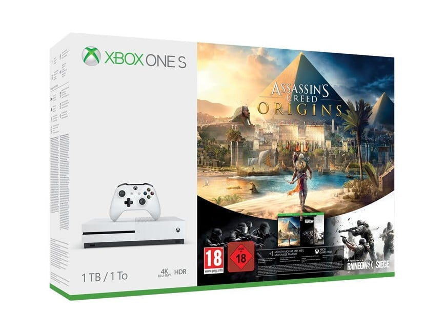 Knipperen Berouw het is nutteloos Koop Xbox One S 1TB Console - Assassins Creed Origins Bonus Bundle Xbox One
