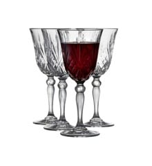 Lyngby Glas - Crystal Clear Melodia Red Wine Glass 27 cl - Set of 4 (916098)