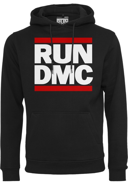 Mister Tee 'Run DMC Logo' Hoodie - Sort
