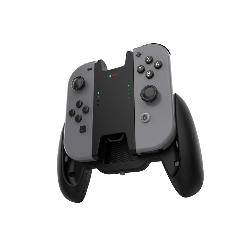 Kaufe Joy Con Charging Grip For Nintendo Switch Black Controller Grip Built In Battery Pack