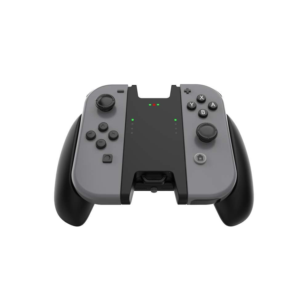 Luksus lukker peave Køb Joy Con Charging Grip for Nintendo Switch (Black) - Controller Grip +  Built-In Battery Pack
