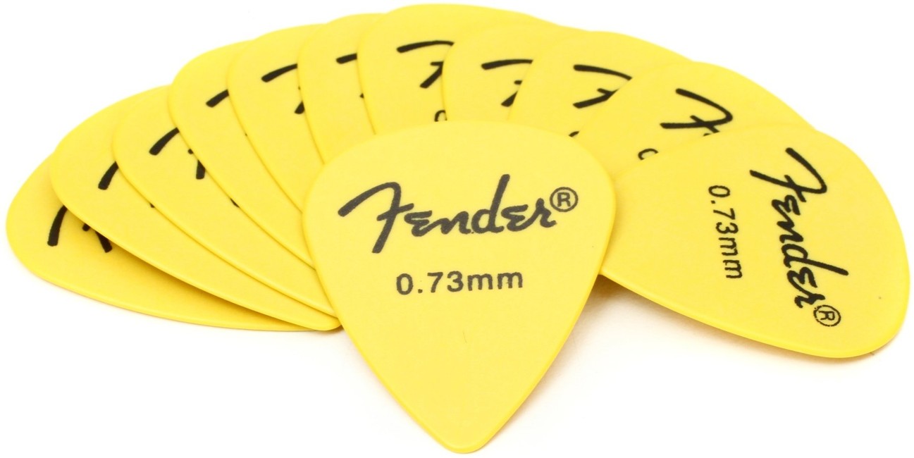 Fender - Rock-On Touring -  Guitar Plekter - 12 Stk. (0.73 mm)