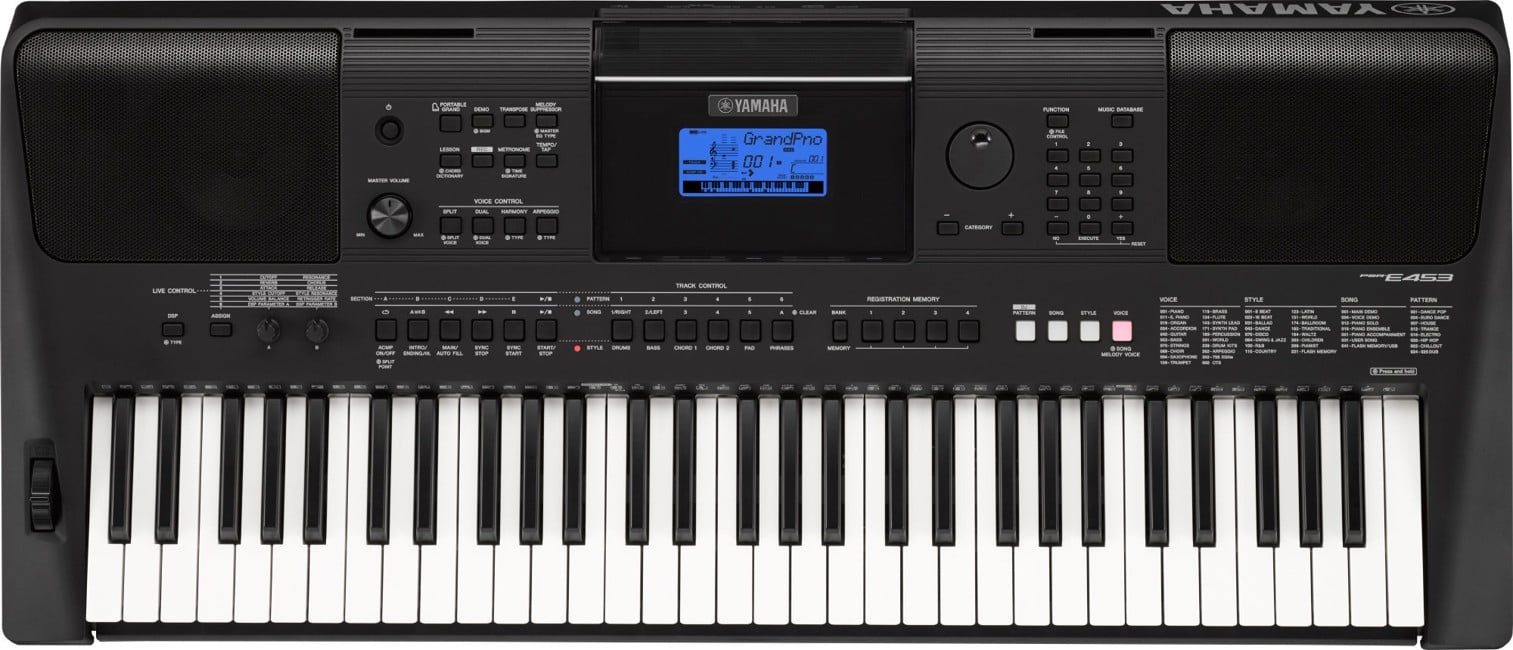 Yamaha - PSR-E453 - Transportabel Keyboard