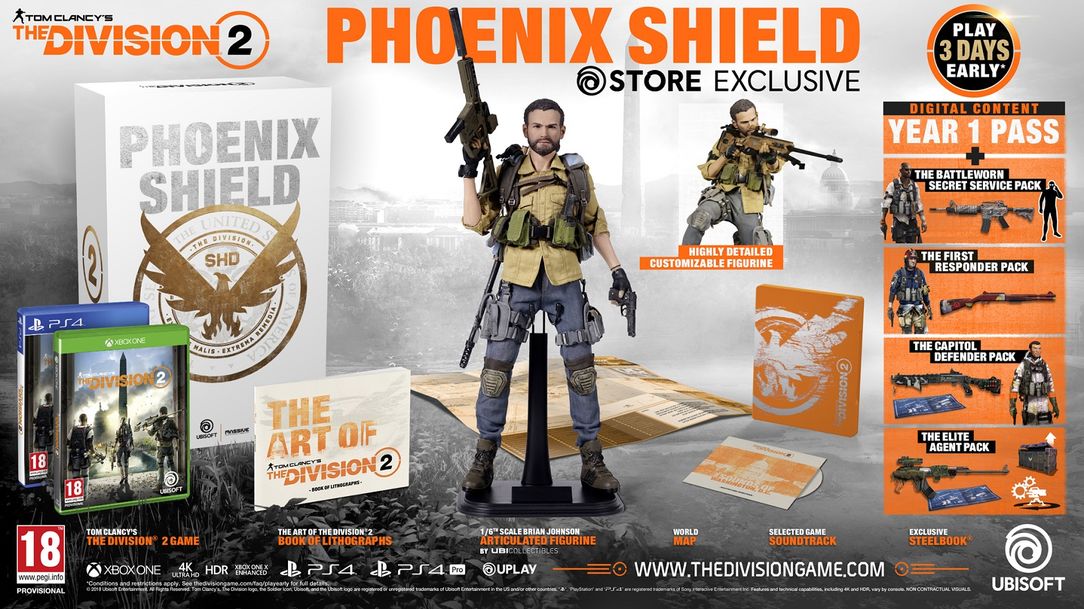 ​The Division 2 Phoenix Shield Box (No Game Included)