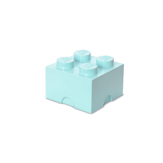Room Copenhagen - LEGO Opbevaringskasse Brick 4 - Aqua