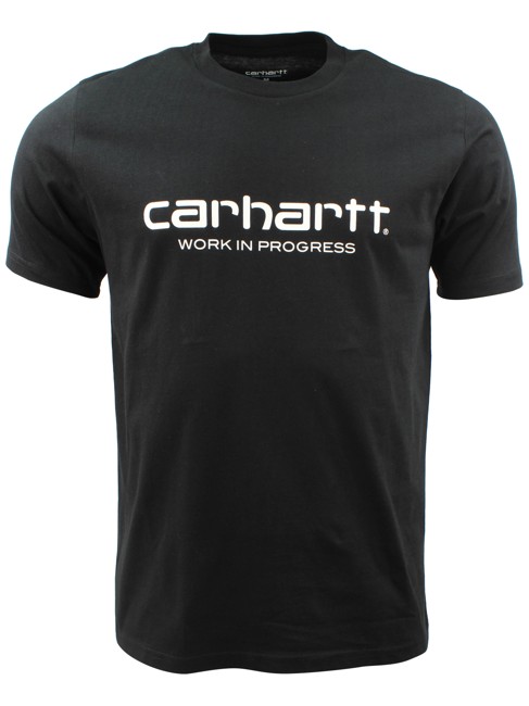 Carhartt 'WIP Script' T-shirt - Black / White