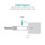 RAVPower 2 x MFI Lightning kabler (0.9m + 1.8m) til iPhone/iPad, Sort thumbnail-5