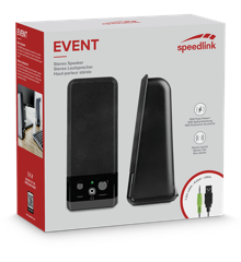 Speedlink - Event USB Powered Stereo Computer PC Speakers