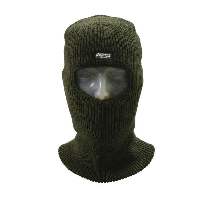 THINSULATE Winter  Ski Mask Motorbikers Wooly Acrylic Open Face Balaclava