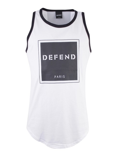 Defend Paris 'Coback Deb' Tank Top - Hvid