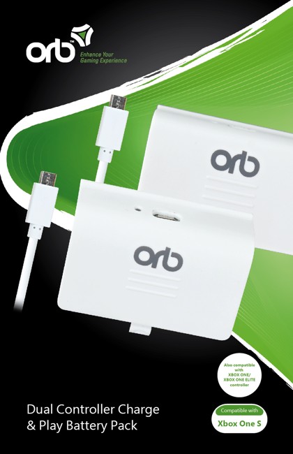 ORB Dual Controller Battery Pack - For Xboxone S