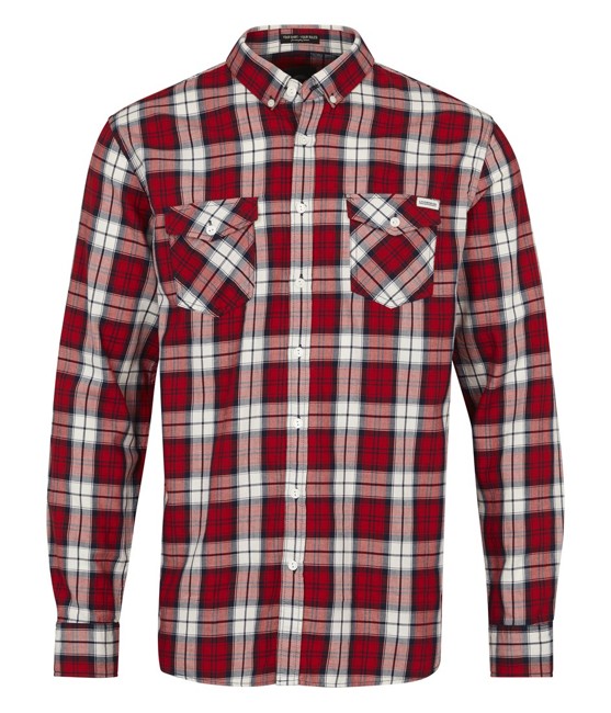 Lindbergh 'Checkered' Skjorte  - Rød