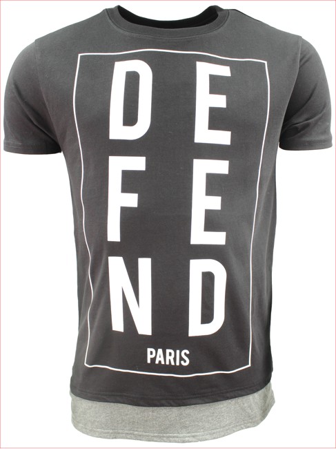 Defend Paris Sonny T-shirt Black