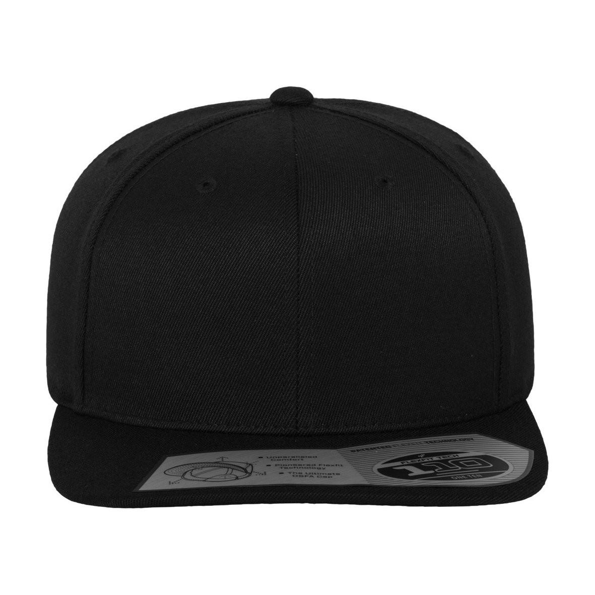 Buy Flexfit 110 Fitted Snapback Cap - black - One Size