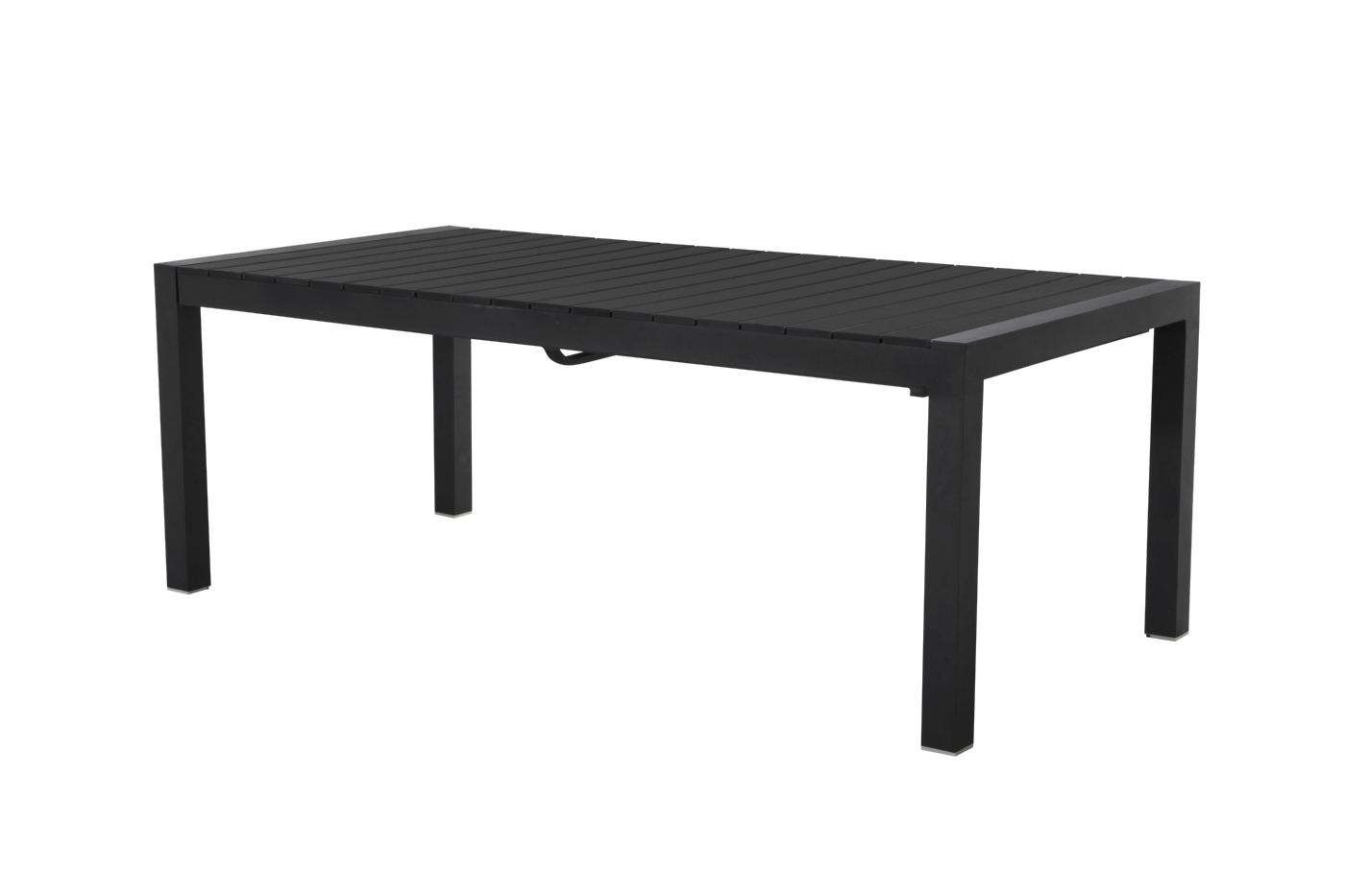 Living Outdoor - Lyoe Garden Table 205/275 x 100 cm. - Aluminium/Polywood - Black (621248)