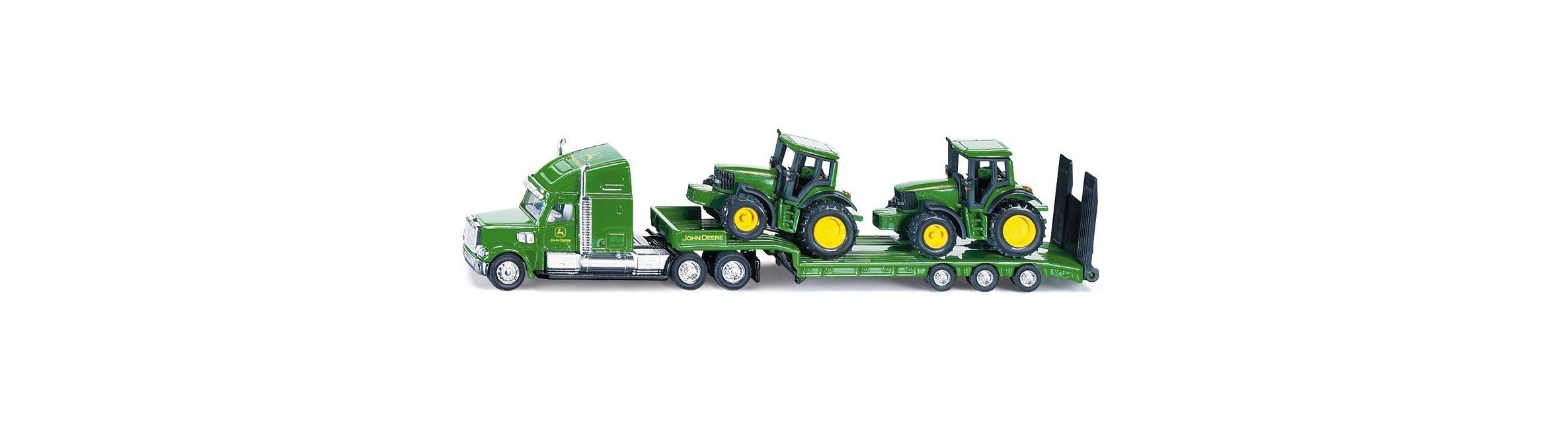 Siku - Truck med 2 John Deere Traktorer 1:87