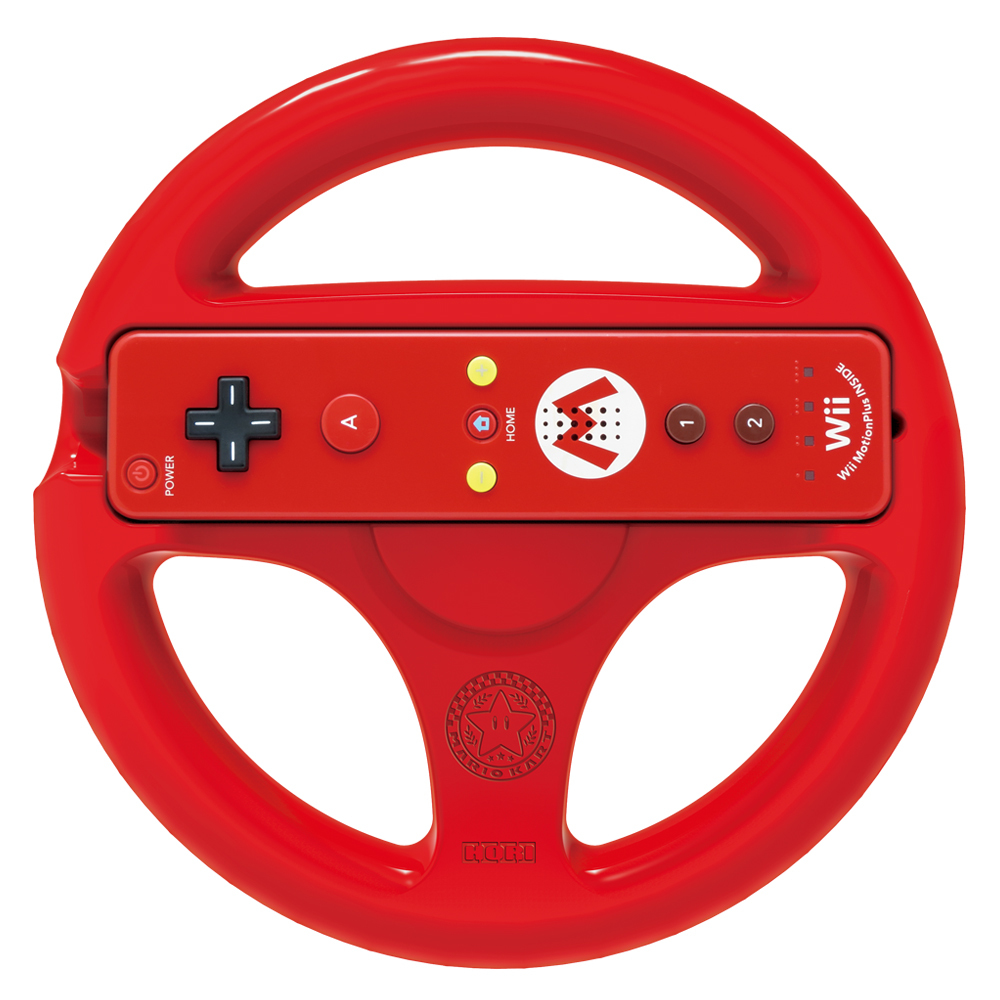 Buy Hori Mario Kart 8 Racing Wheel Mario Wii U Red English Mario Edition 2436