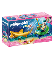 Playmobil - Magic - Triton with Shark Carriage (70097)