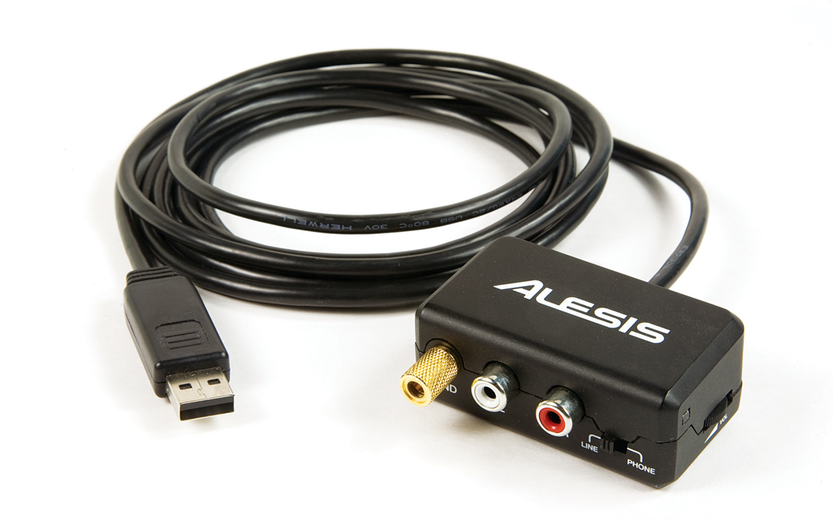Køb Alesis PhonoLink - Stereo RCA (Phono) -> USB Audio Interface Kabel
